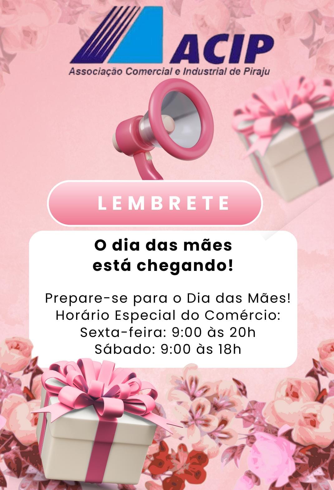 O Dia das Mães está chegando!
