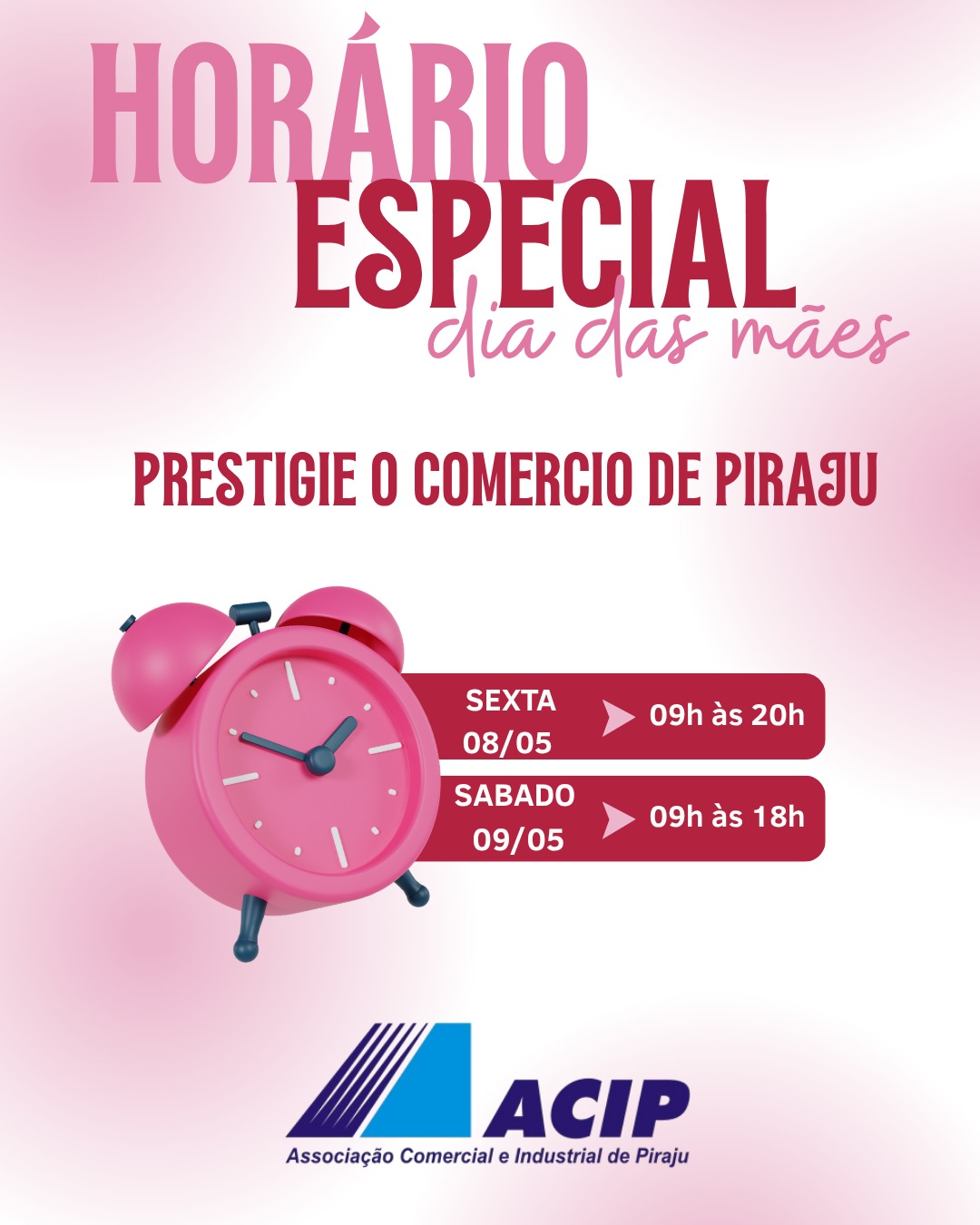 Horário Especial no Comércio de Piraju
